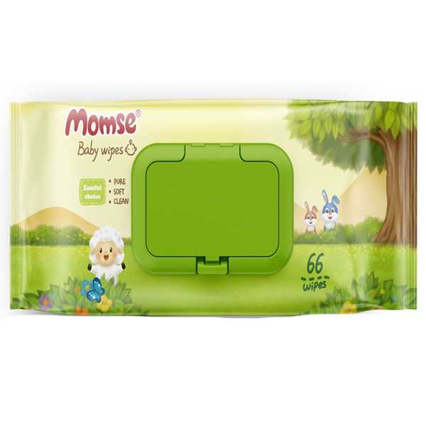 momse wipes regular pack (box = 66pcs) Product Image