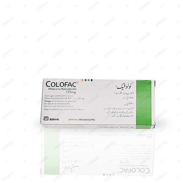 colofac tablets 135mg (1 strip = 10 tablets) Product Image