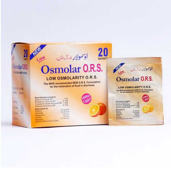osmolar ors powder (1 box = 20 sachets) Product Image
