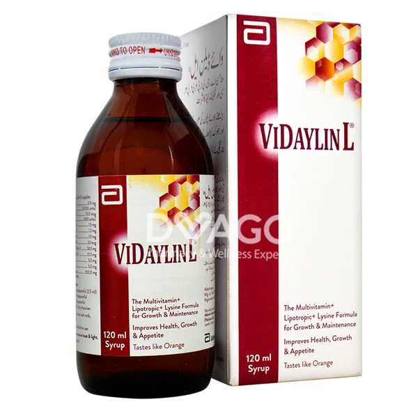 vidaylin-l syrup 120ml Product Image