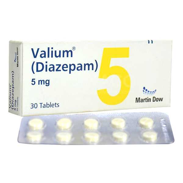 valium tablets 5mg (1 strip = 10 tablets) Product Image