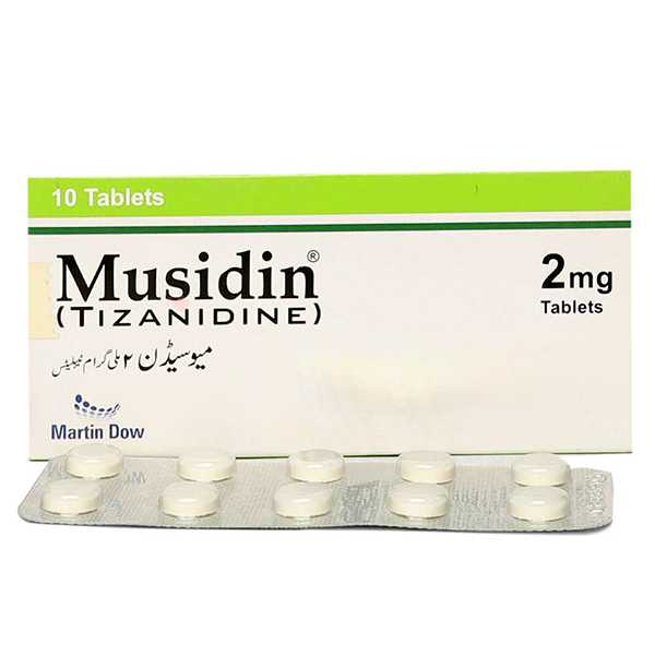 musidin tablets 2mg (1 box = 1 strip)(1 strip = 10 tablets) Product Image