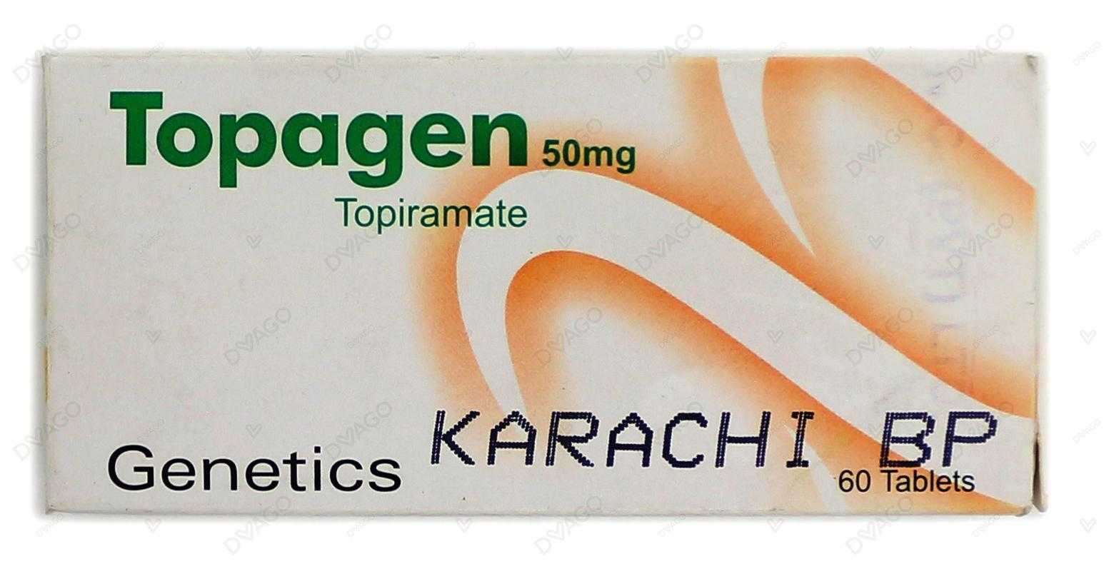 topagen tablets 50mg (1 box = 6 strips) (1 strip = 10 tablets) Product Image
