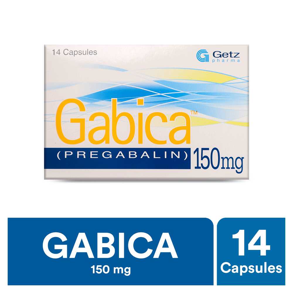 gabica capsules 150mg (1 strip = 7 capsules) Product Image