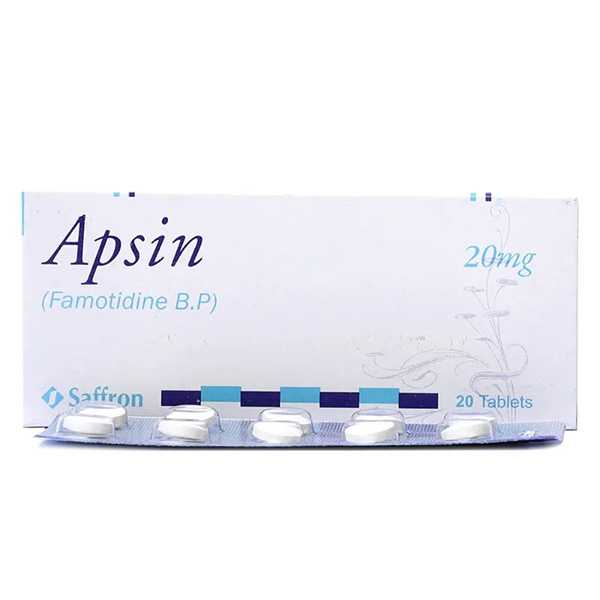 Apsin 20 Mg 2X10 Tablets - Buy Online at DVAGO®