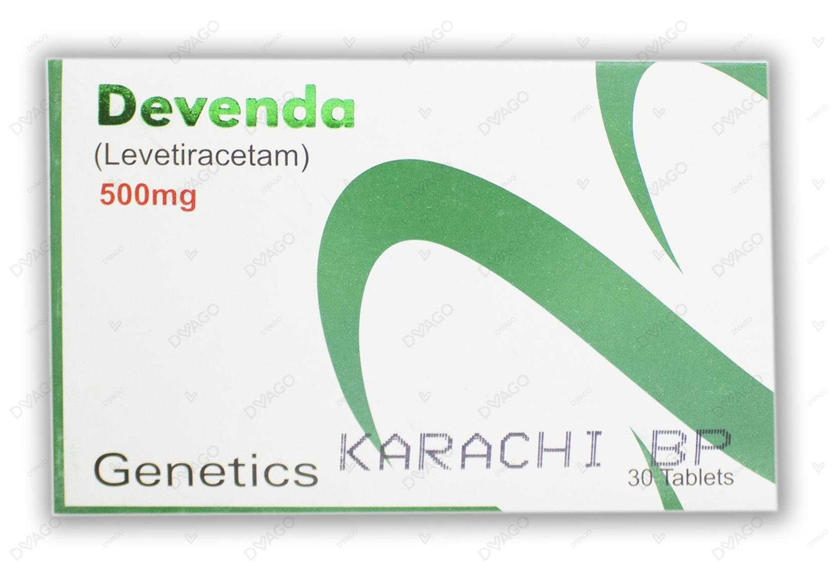 devenda tablets 500mg (1 box = 3 strips) (1 strip = 10 tablets) Product Image