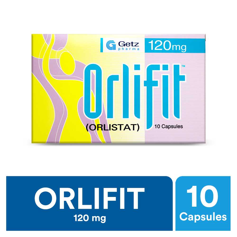 orlifit capsules 120mg (1 box = 1 strip)(1 strip = 10 capsules) Product Image