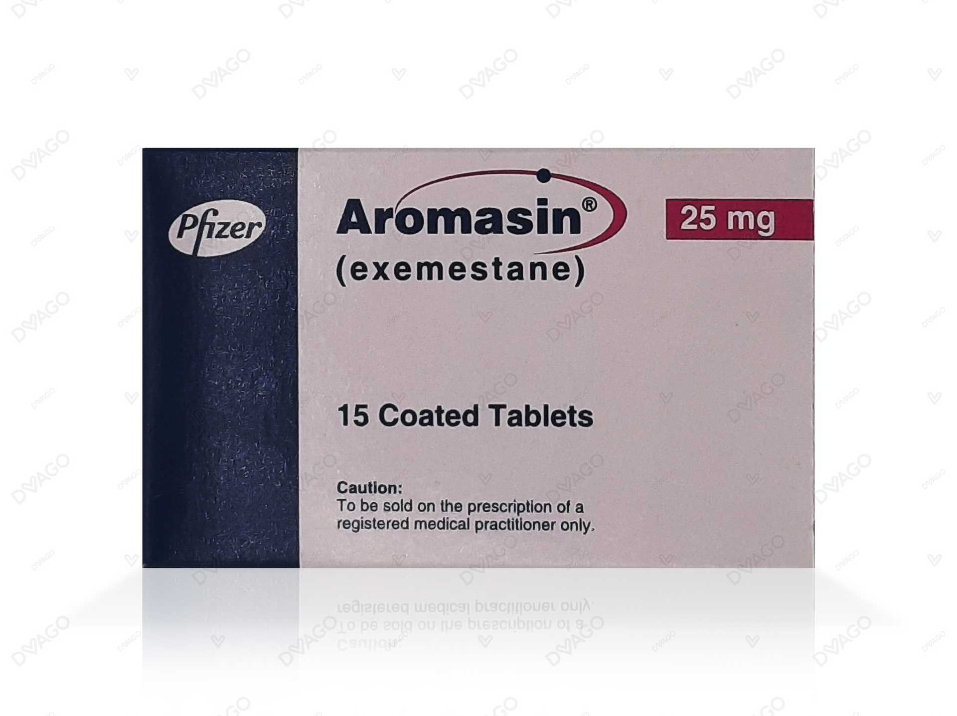 aromasin tablets 25mg (1 box = 1 strip)(1 strip = 15 tablets) Product Image