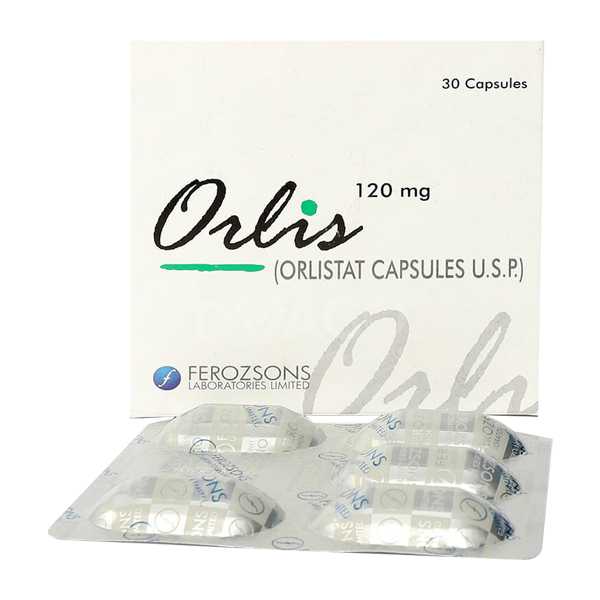 orlis capsules 120mg (1 box = 3 strips) (1 strip = 10 capsules) Product Image