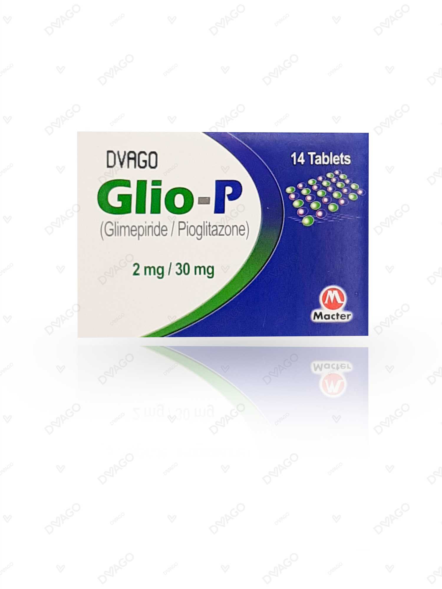 glio-p tablets 30mg/2mg (1 strip = 7 tablets) Product Image