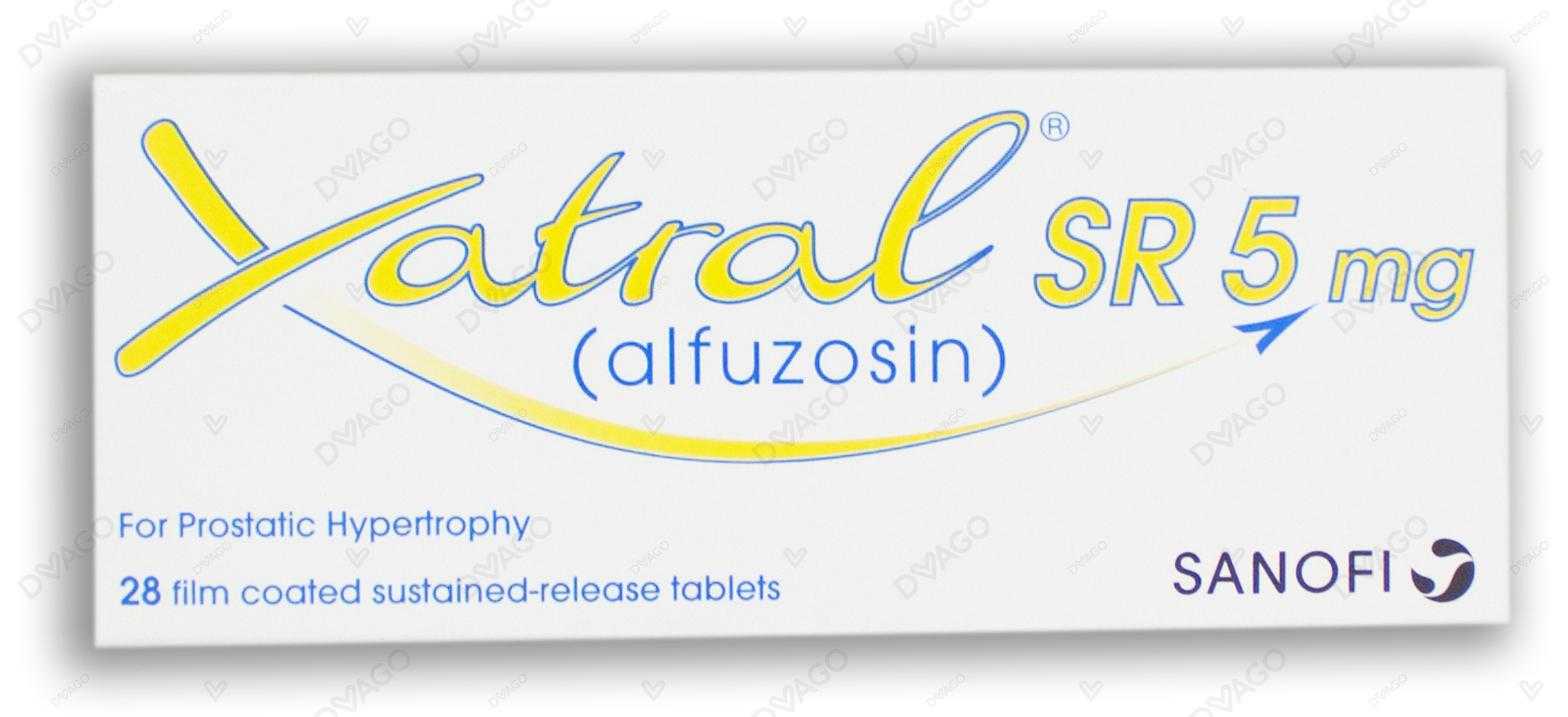 xatral-sr tablets 5mg (1 strip = 14 tablets) Product Image