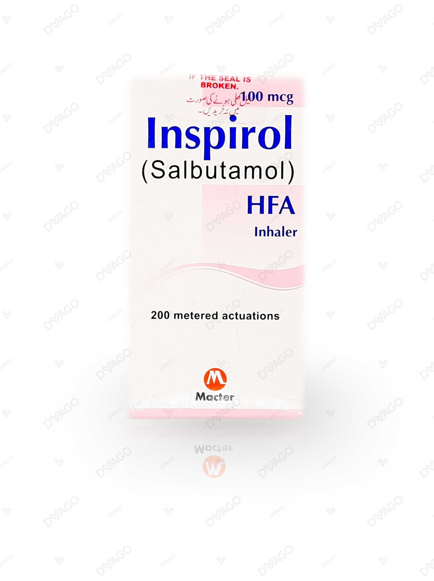 inspirol hfa inhaler 100mcg Product Image