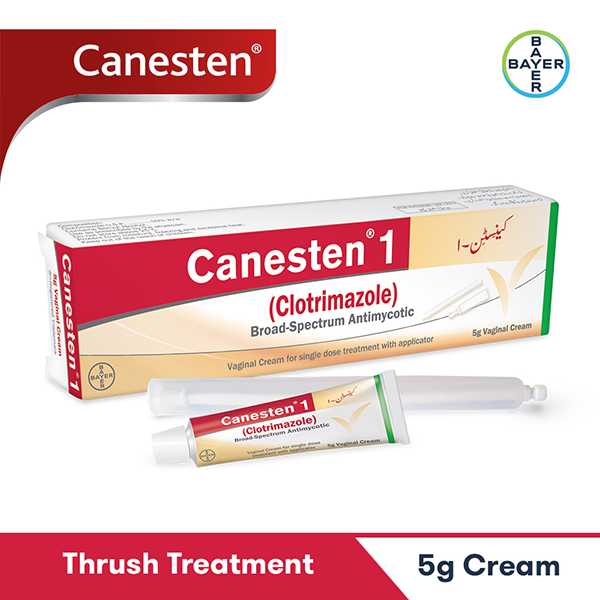 Canesten 1 Vag Cream 5Mg 1 S Buy Online at DVAGO