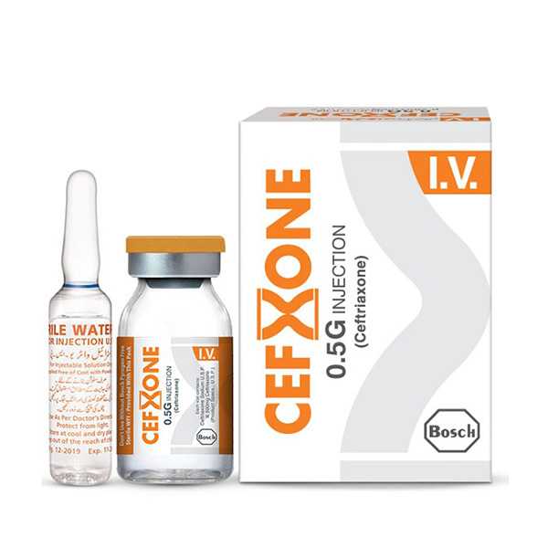 cefxone iv injection 0.5g (1 box = 1 injection) Product Image