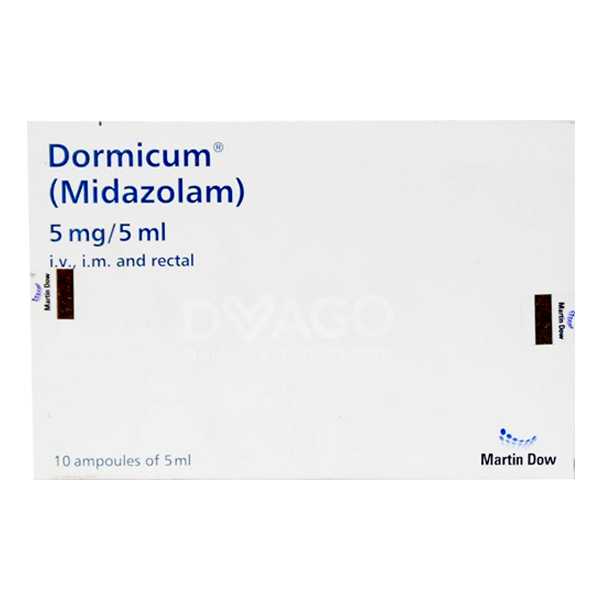 dormicum iv/im injection 5mg/5ml  (1 box = 10 injections) Product Image