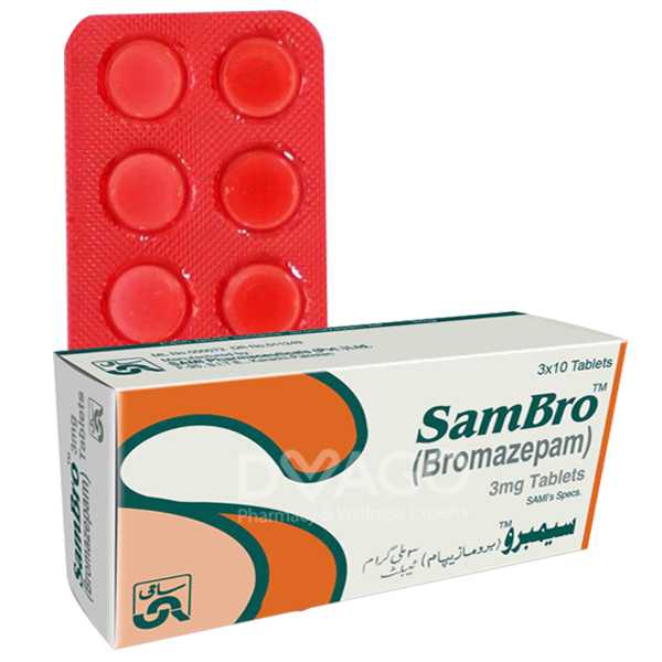 sambro tablets 3mg (1 strip = 10 tablets) Product Image