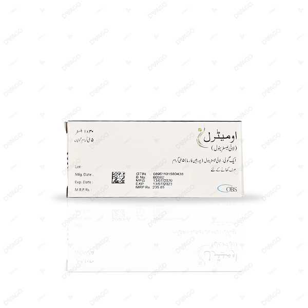 omatril tablets 5mg (1 box = 1 strip)(1 strip = 30 tablets) Product Image