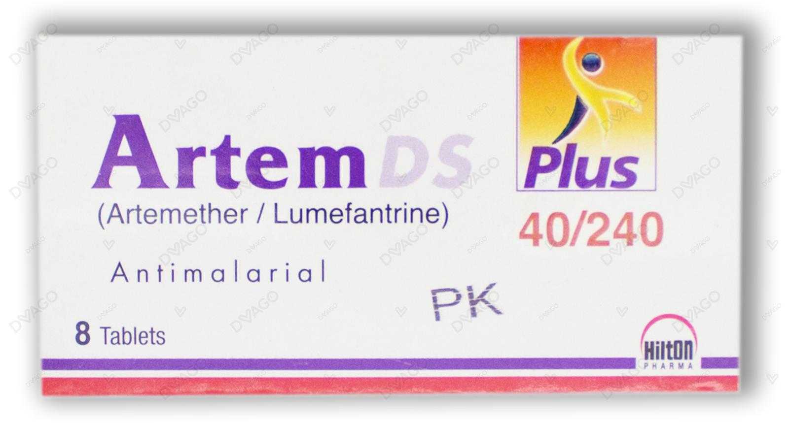 artem-ds plus tablets 40/240mg (1 box = 1 strip)(1 strip = 8 tablets) Product Image