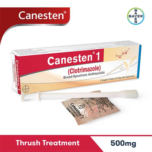 Canesten Vaginal 500Mg - Buy Online at DVAGO®