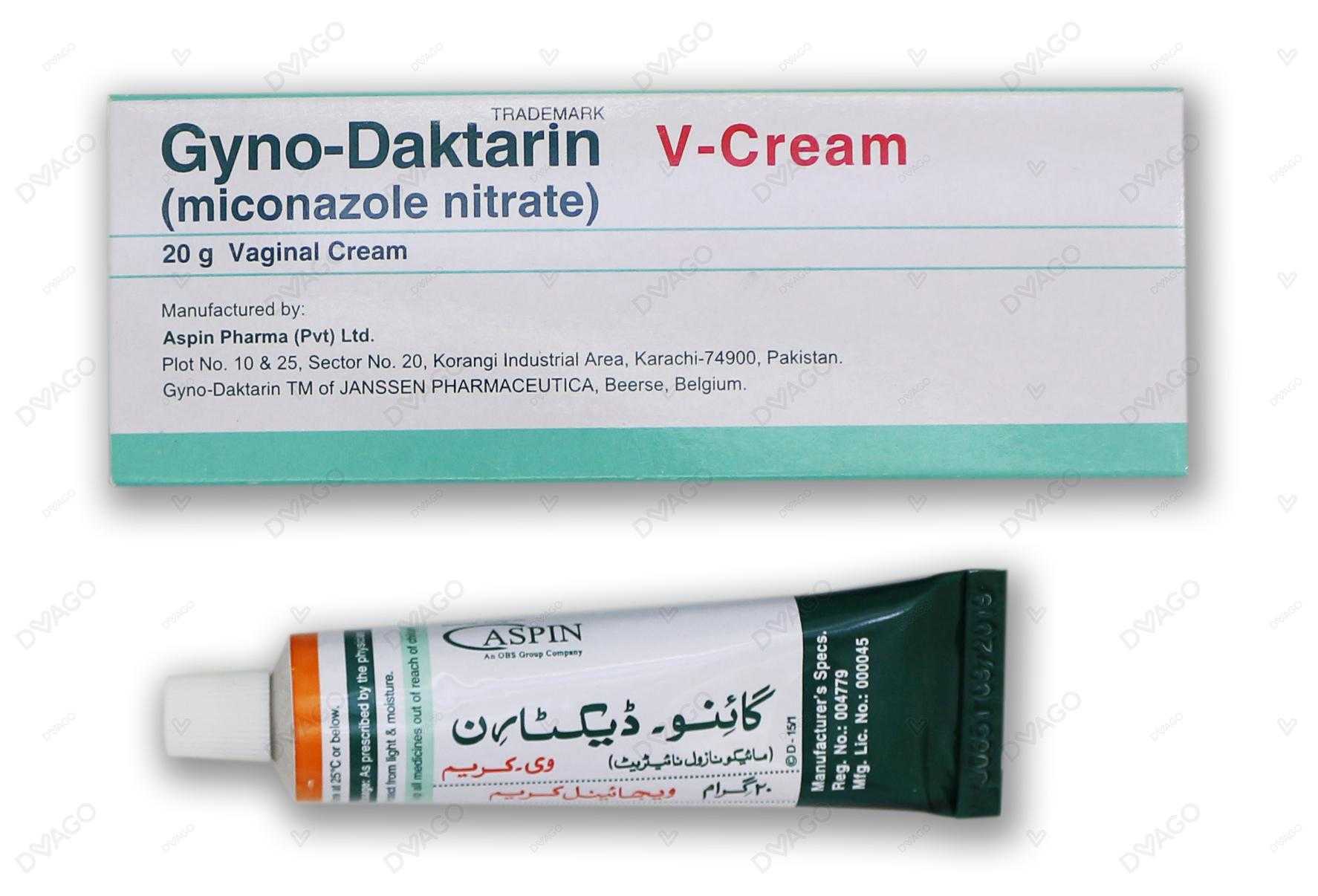 gyno-daktarin vaginal cream 20g Product Image