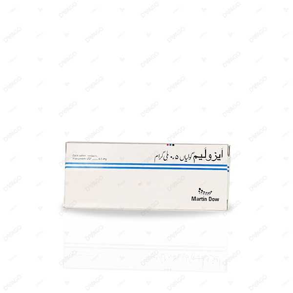 azolam tablets 0.5mg (1 strip = 10 tablets) Product Image