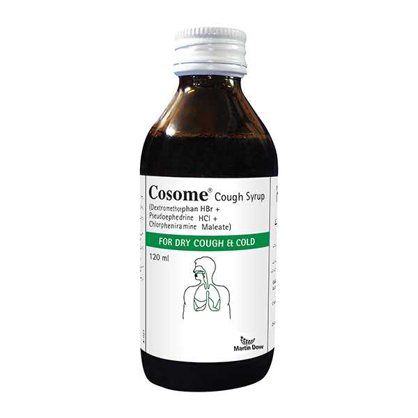cosome cough syrup 120ml Product Image