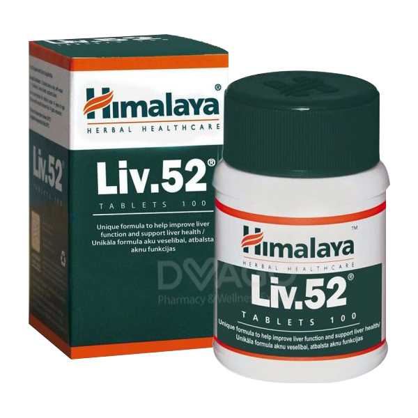 himalaya liv.52 tablets  (1 bottle = 100 tablets) Product Image
