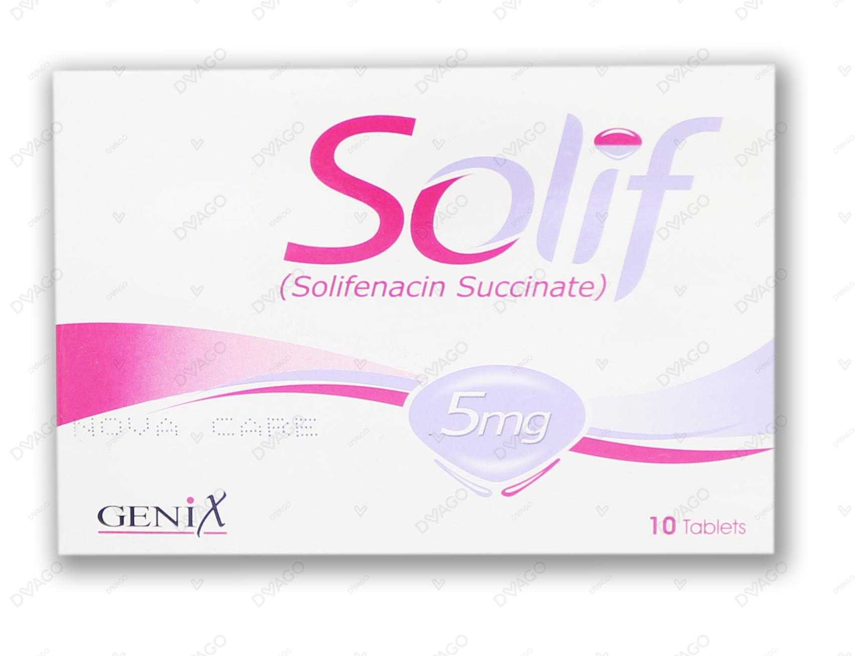 solif tablets 5mg (1 box = 1 strip)(1 strip = 10 tablets) Product Image