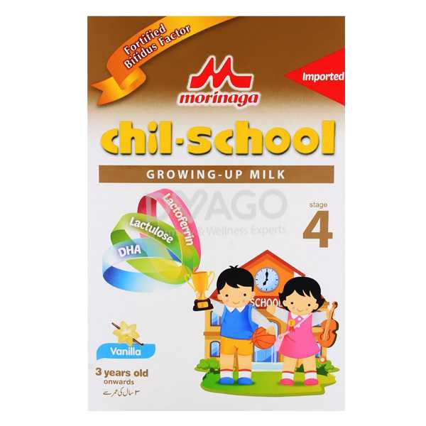 morinaga chil-school growing-up milk stage 4 vanilla powder milk 300g Product Image