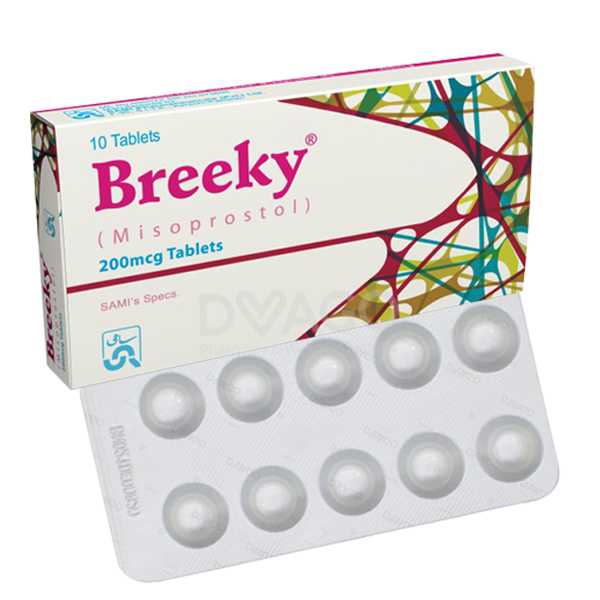 breeky tablets 200mcg (1 box = 10 tablets) Product Image