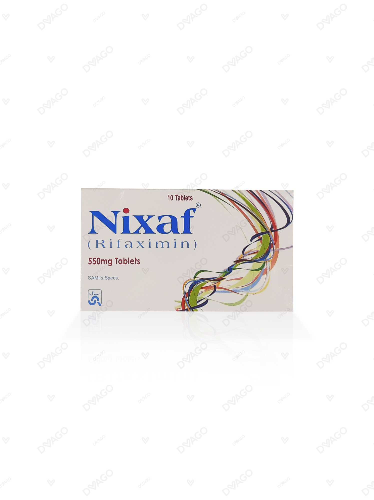 nixaf tablets 550mg (1 box = 1 strip)(1 strip = 10 tablets) Product Image