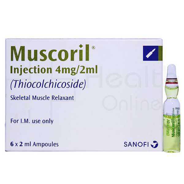muscoril im injection 4mg/2ml  (1 box = 6 injections) Product Image