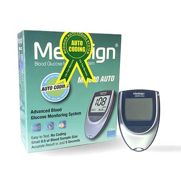 medisign advanced blood glucose monitoring system mm800 auto Product Image