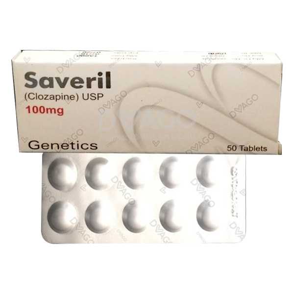 saveril tablets 100mg (1 strip = 10 tablets) Product Image