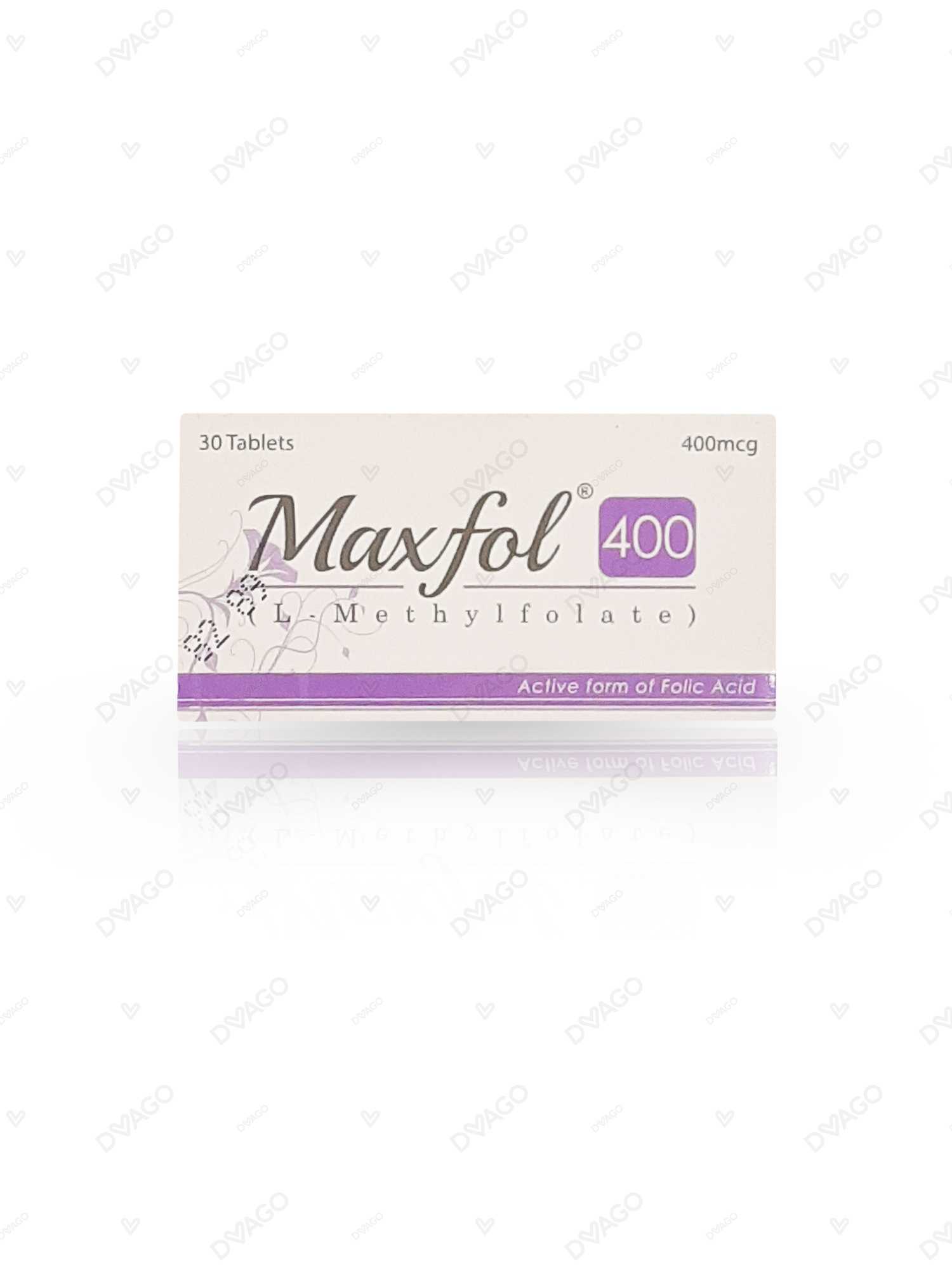 maxfol tablet 400mcg (1 box = 3 strips) (1 strip = 10 tablets) Product Image