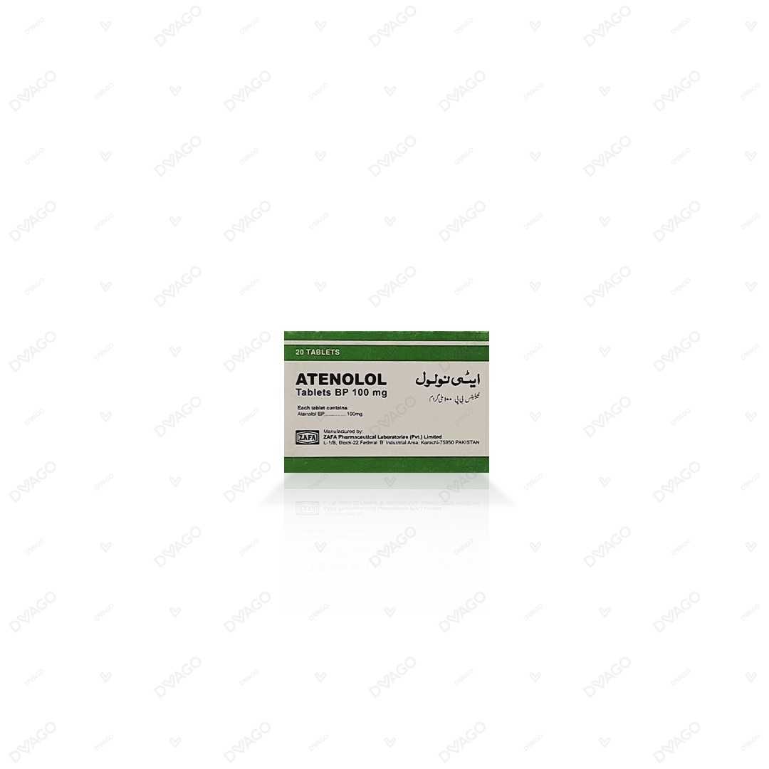 atenolol tablets 100mg (1 box = 2 strips) (1 strip = 10 tablets) Product Image