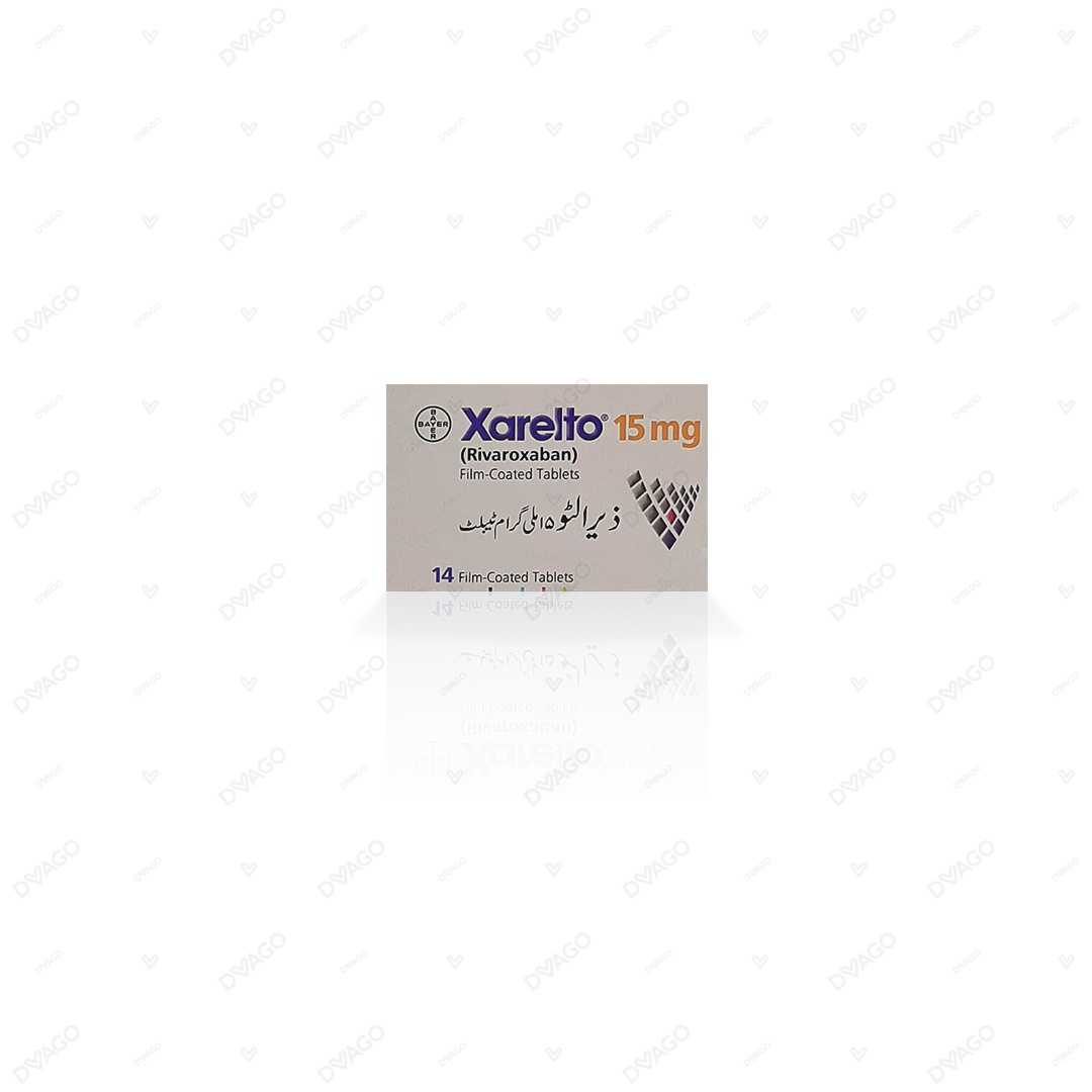 xarelto tablets 15mg (1 box = 1 strip) (1 strip = 14 tablets) Product Image
