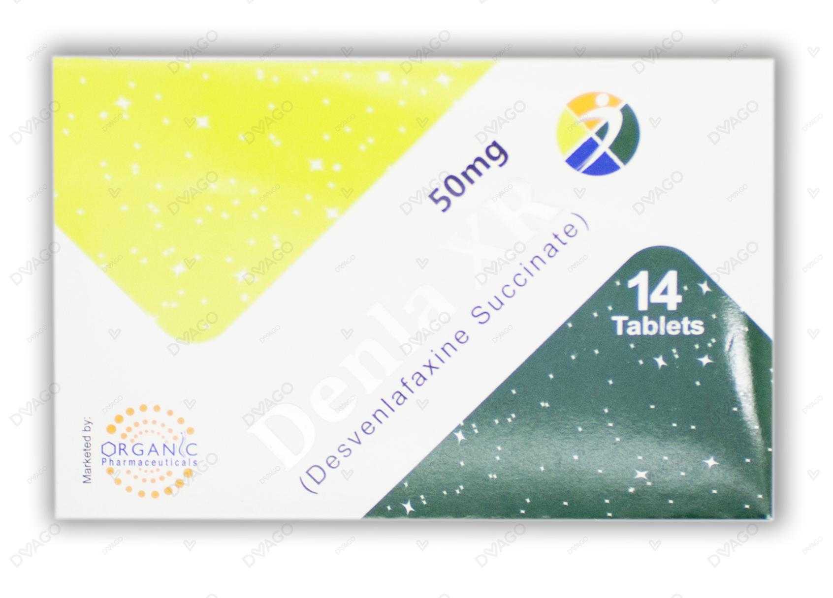 denla xr tablets 50mg (1 box = 2 strips) (1 strip = 7 tablets) Product Image