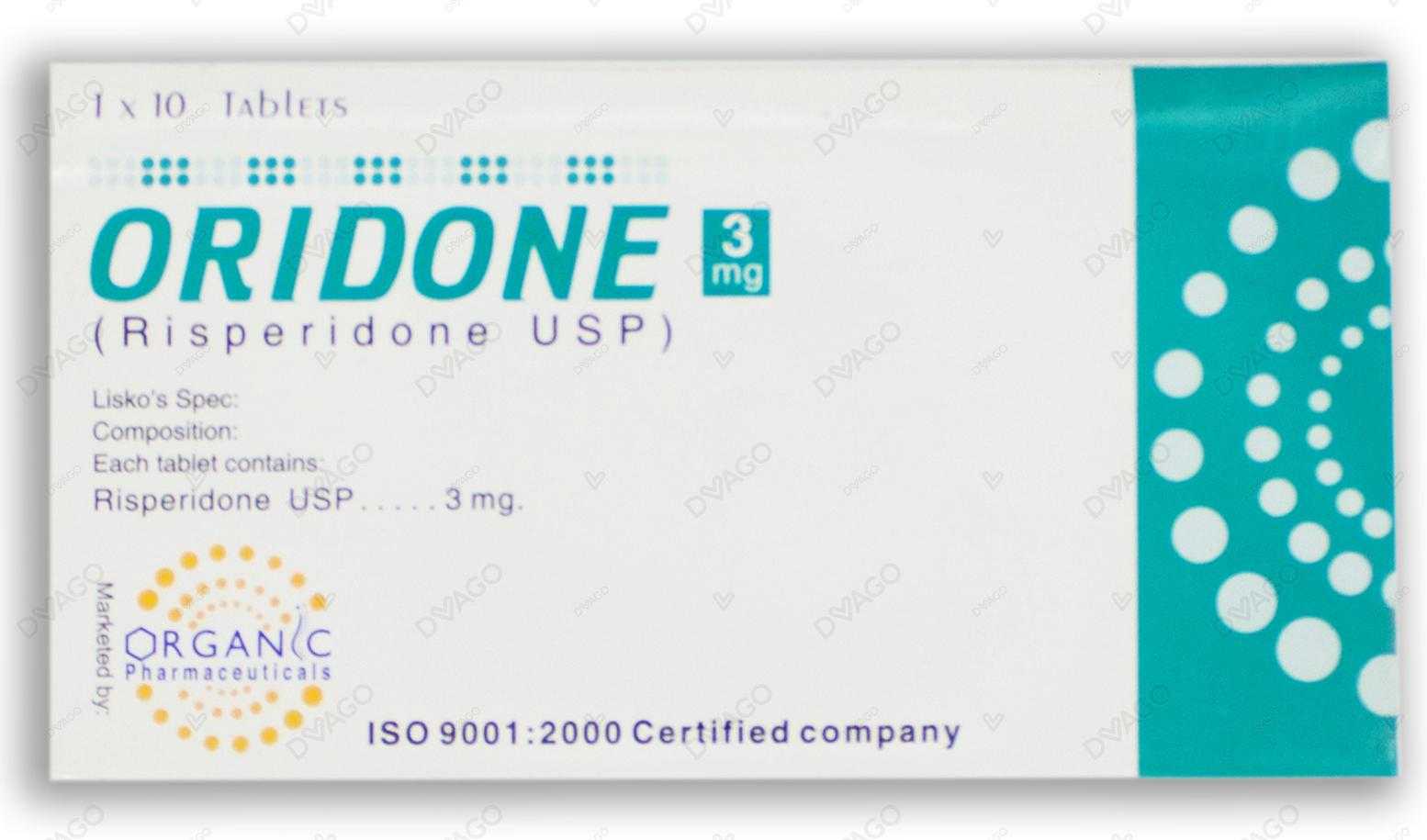 oridone tablets 3mg (1 box = 1 strip)(1 strip = 10 tablets) Product Image