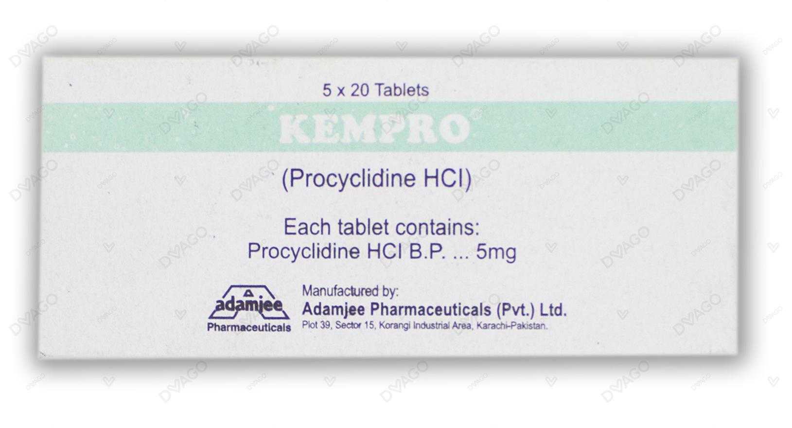 kempro tablets 5mg (1 box = 5 strips) (1 strip = 20 tablets) Product Image