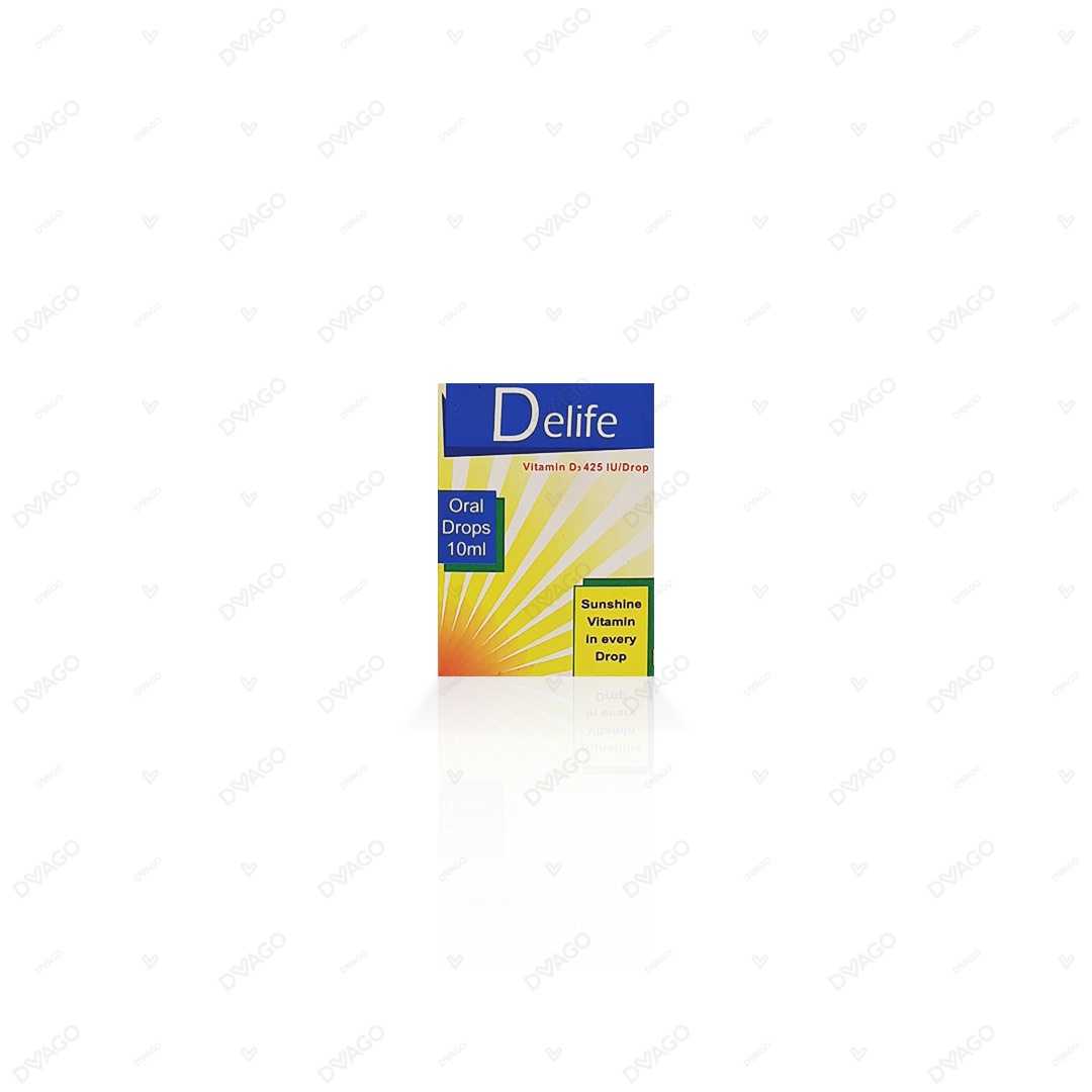 delife drop vitamin d3 400iu 10ml Product Image