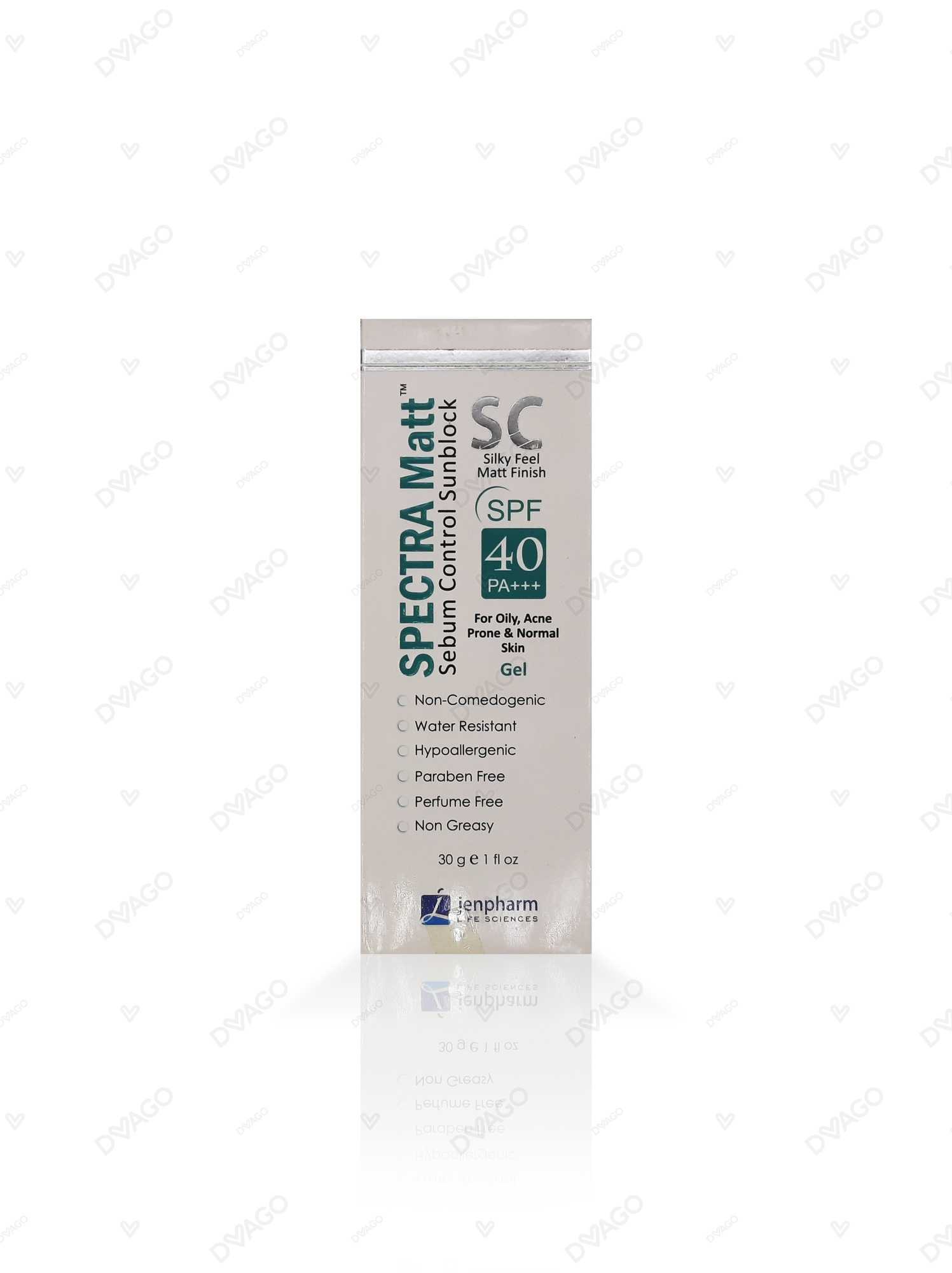 spectra matt spf-40 sunblock 30g Product Image