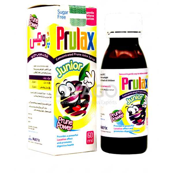 prulax junior syrup 60ml Product Image