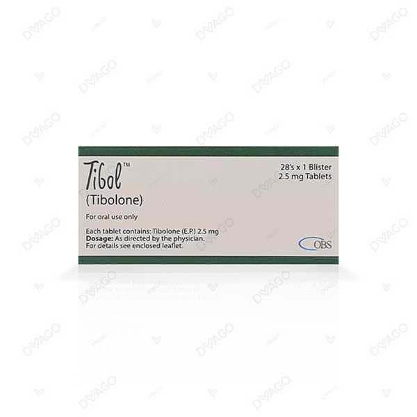 tibol tablets 2.5mg (1 box = 1 strip)(1 strip = 28 tablets) Product Image