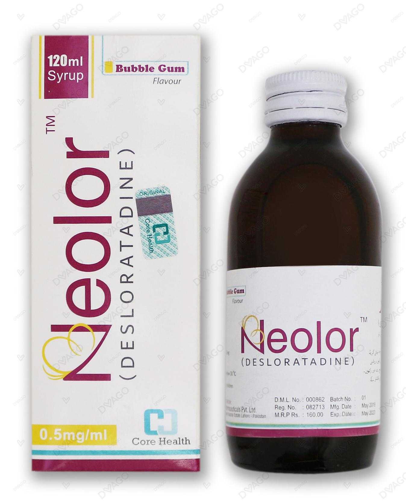 neolor 120ml syrup 0.5ml/ml Product Image