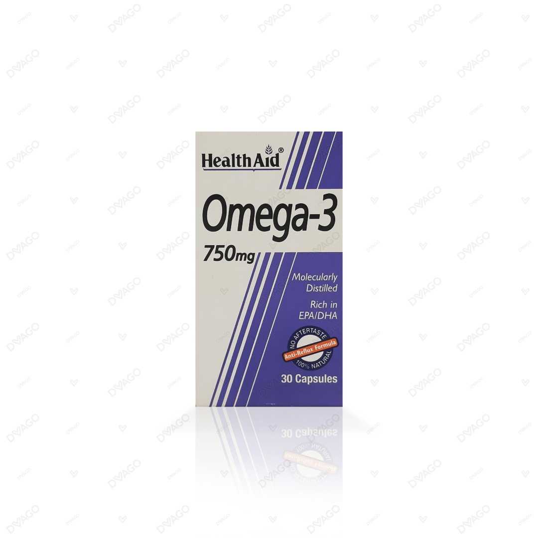 healthaid omega-3 capsules 750mg  (1 box = 30 capsules) Product Image