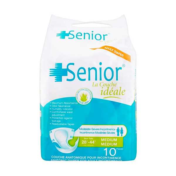 senior adult diapers size medium 10pcs Product Image