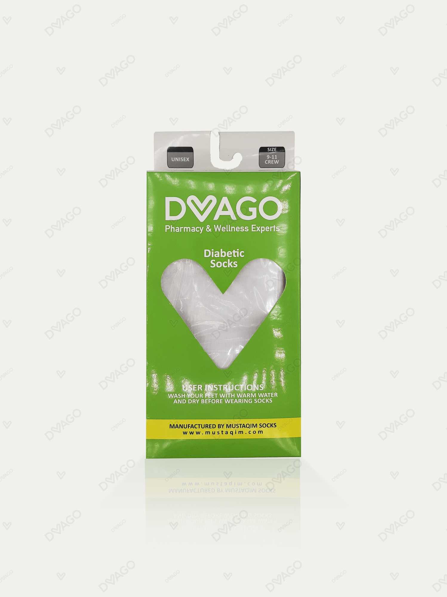 dvago diabetic socks white Product Image