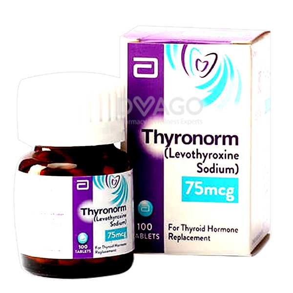 thyronorm tablets 7mccg (1 bottle = 100 tablets) Product Image