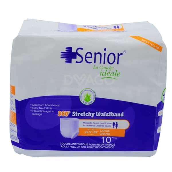 senior adult pull up size large 10pcs Product Image